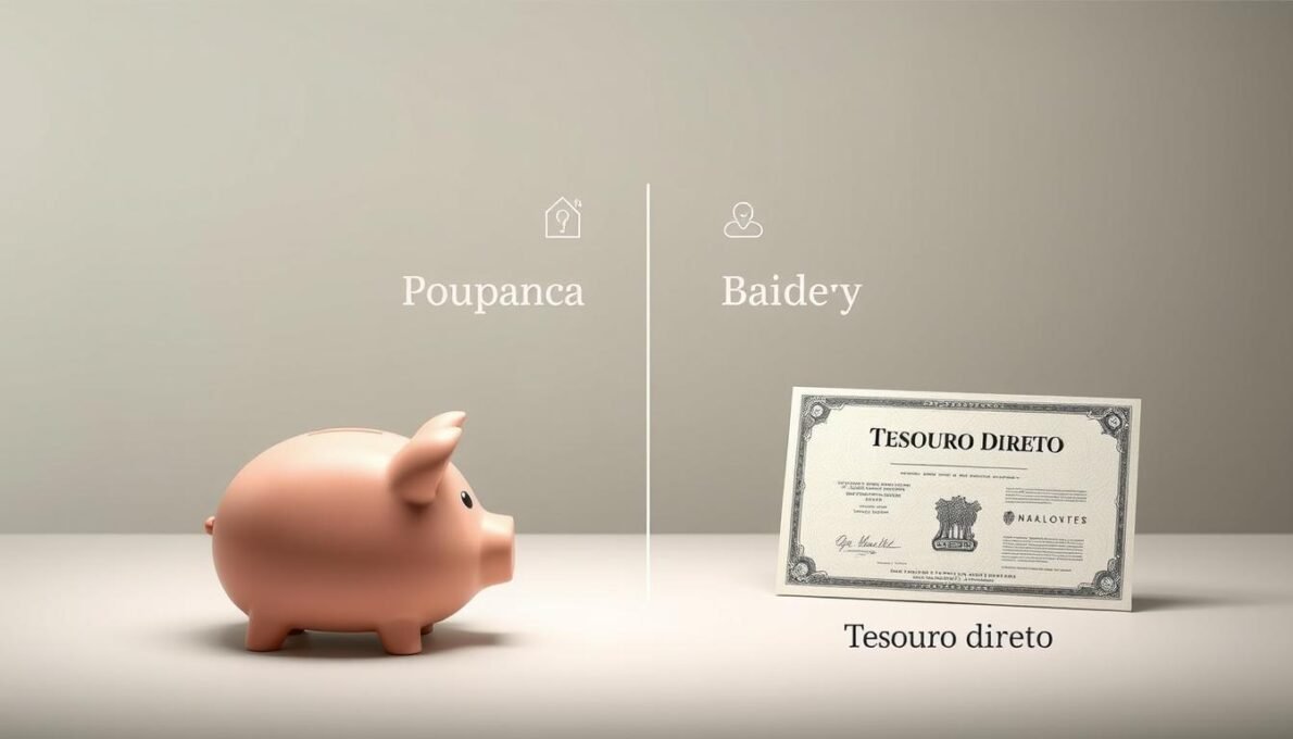 Diferença entre Poupança e Tesouro Direto em 2025 1 Poupança x tesouro direto