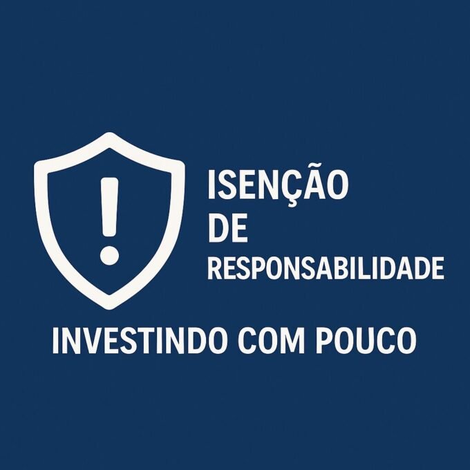 Isenção de responsabilidade 1 Página de Isenção de Responsabilidade.