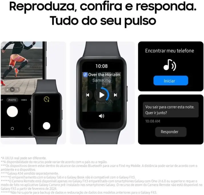 Smartwatch Samsung Galaxy Fit3 - Imagem 7